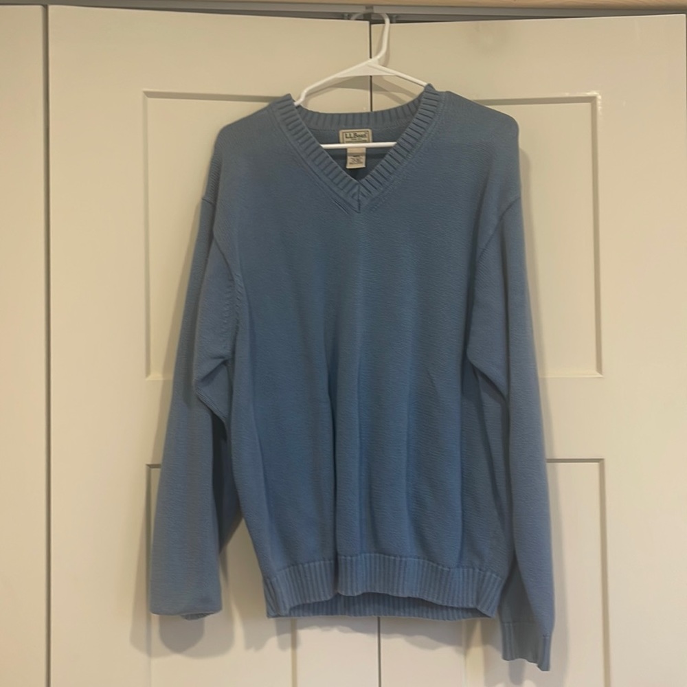 LLBean Mens V Neck Sweater
